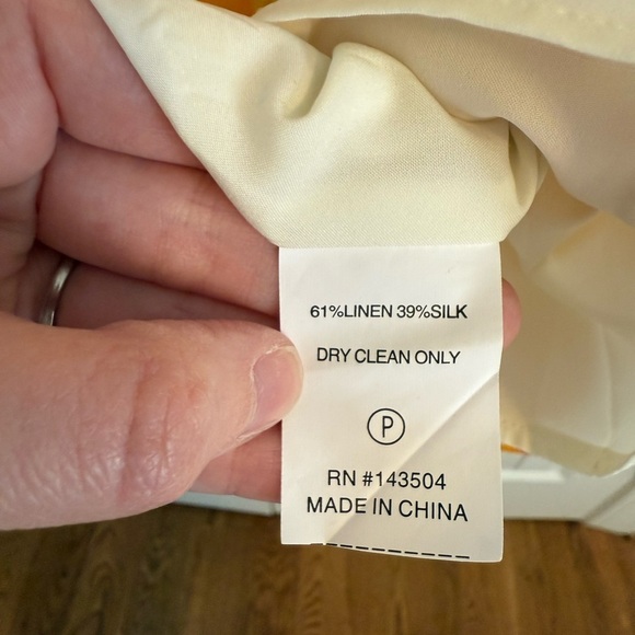 Marie Oliver Greta Puff Sleeves Golden Madras Mini Dress Sz Large - Picture 6 of 14